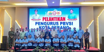 Resmi Pimpin PBVSI Kota Serang, Syahril Fausi Targetkan Medali Emas