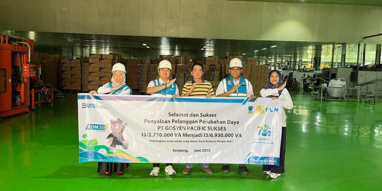 PLN UP3 Serpong Dukung Ekspansi Industri, Energize Tambah Daya PT Gosyen Pacific Sukses