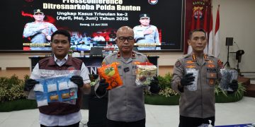 Ditresnarkoba Polda Banten Berhasil Ringkus 61 orang Pelaku Tindak Pidana Narkotika