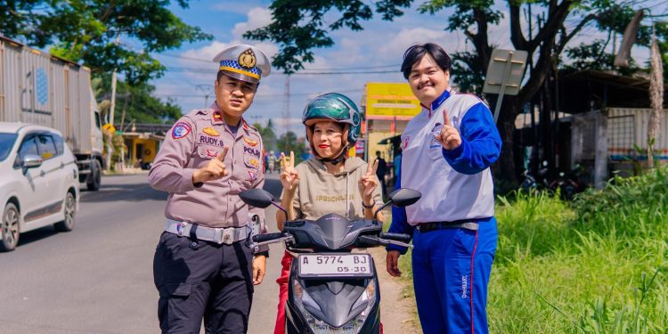 Honda Banten Bersama Polresta Serang Kota Ajak Masyarakat Tertib Berkendara