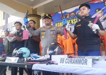 Lima Hari, Polres Serang Ringkus Sembilan Pelaku Kejahatan dari Tiga Kasus