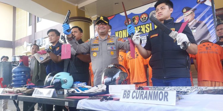 Lima Hari, Polres Serang Ringkus Sembilan Pelaku Kejahatan dari Tiga Kasus
