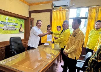 Teguh Ista’al Ambil Formulir Calon Ketua Golkar Serang, Klaim Kantongi 90 Persen Dukungan