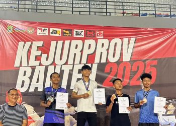 Tae Kwon Do Kota Serang Raih Juara Umum II Kejurprov Banten 2025