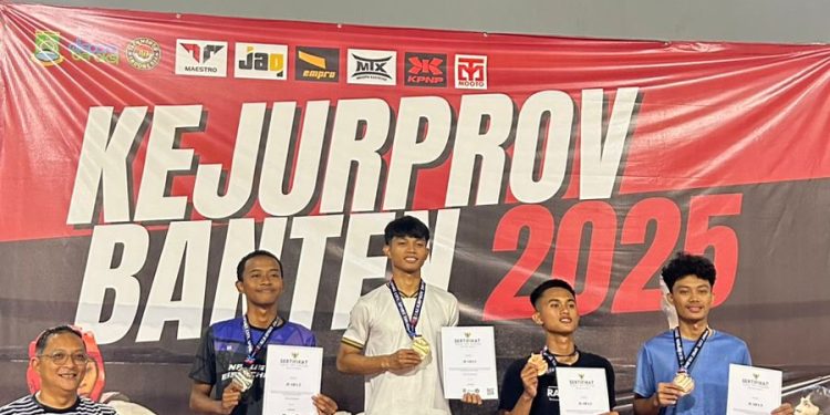 Tae Kwon Do Kota Serang Raih Juara Umum II Kejurprov Banten 2025