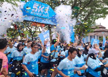 Spirit of Jawara Membara! Ribuan Runner Ramaikan Ekbispar Banten 5K 2025 di Serang