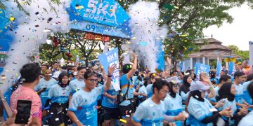 Spirit of Jawara Membara! Ribuan Runner Ramaikan Ekbispar Banten 5K 2025 di Serang