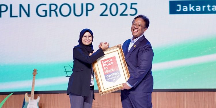 PLN Raih Sertifikasi Great Place to Work 2025, Bukti Keberhasilan Transformasi Budaya Kerja