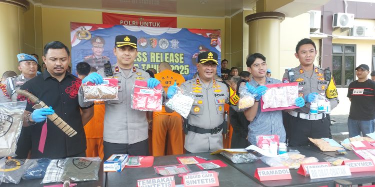 Polres Serang Pamer Kinerja Ungkap Kasus Tertinggi se-Polda Banten