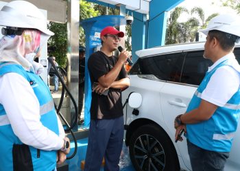 Siaga Nataru, PLN UID Banten Pastikan SPKLU Siap Layani Pengguna Kendaraan Listrik di Jalur Tol Tangerang–Merak