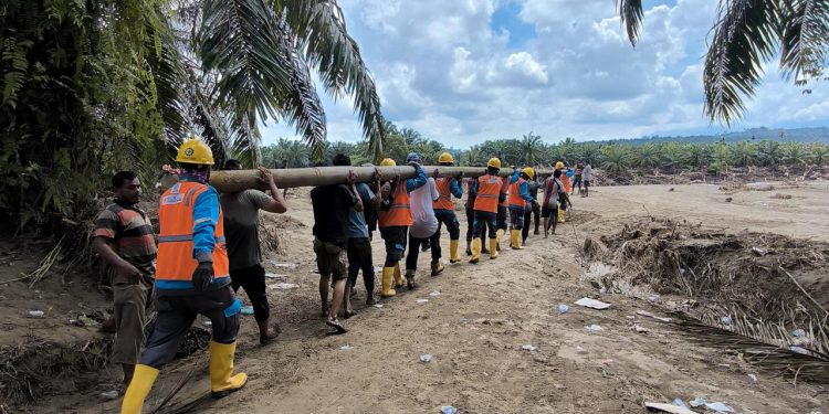 Bekerja dalam Senyap, Personel PLN UID Banten Pastikan Listrik Aceh Kembali Menyala